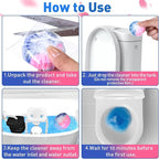 Qualirey 100 Pack Automatic Toilet Cleaner Tablets Toilet Bowl Long Lasting - Image 3