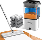 Mop and Bucket Set, Flat Microfiber Mops by Home
