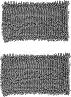 Wall Cleaner Mop Replacement Head, 2 Pack Chenille Reusable Dust Mop Pads by VOUBIEN