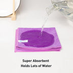 Purple Microfiber Cleaning Cloth, Ultra Soft Absorbent Microfiber Cleaning Rags - Image 4