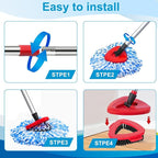 8-Pack Reusable Mop Head Replacement - Image 6