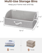 StorageWorks Closet Storage Bins, Trapezoid Organizer Box - Image 2