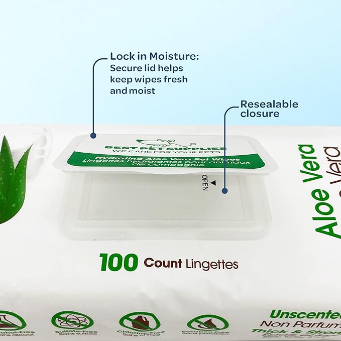Best Pet Supplies Pet Wipes for Dogs - Image 4