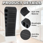 PATIKIL Rubber Door Stoppers for Bottom of Door, Door Wedge Stopper - Image 3