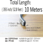Weather Stripping Brush for Sliding Windows/Doors Frame Side, Pile Self - Image 2