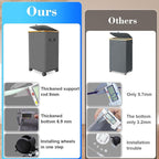 Laundry Hamper with Wheels, 29 Gal Laundry Basket with lid Rolling Clothes - Image 6