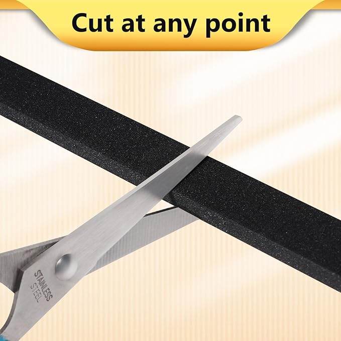Weather Stripping Door Seal Strip, Strong Adhesive, Lightproof, Soundproof - Image 4
