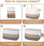 OIAHOMY Rectangle Woven Storage Basket - Image 6