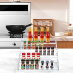 PMMASTO Tiered Spice Rack, Seasoning Organizer, Kitchen Organization and Storage - Image 3