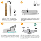 Office Chair Mat for Low Pile Carpet, 48” x 36” Transparent Office Desk Chair - Image 7