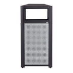 Safco Evos Steel Trash Can, 38 Gallons, Indoor and Outdoor Use, Commercial - Image 2