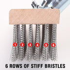 MAXMAN Stainless Steel Floor Scrubber Scrub Brush - Image 6