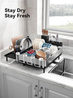 SUNLY Large Dish Drying Rack, Expandable Dish Racks - Image 8