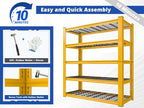 REIBII 72''H Garage Shelving 3010 LBS Storage Shelves Adjustable Metal Shelving - Image 9