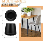 5/8" Round Rubber Chair Leg Tips Caps, 16 Pack Small Chair Leg Floor Protectors - Image 2
