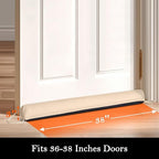 Sunolga 38" Door Draft Stopper Blocks Hot and Cold Air - Image 2