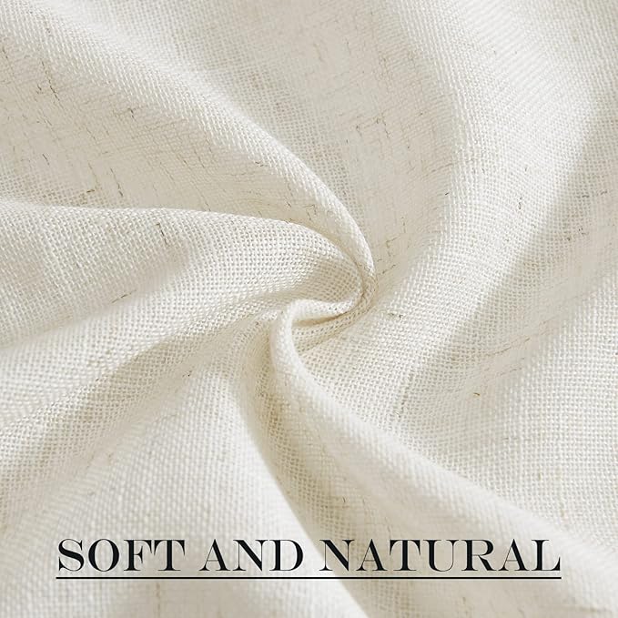 NICETOWN Linen Sheer Door Curtain Panel - Image 7