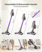 Cordless Stick Vacuum Cleaner - 550W Powerful Cordless Vacuum - Image 9