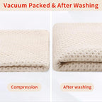 Homaxy 100% Cotton Waffle Weave Kitchen Dish Towels, Ultra Soft Absorbent Quick - Image 7