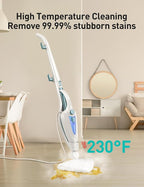 12-in-1 Steam Mop, Fast 15-Sec Heat-Up, 1500W Detachable Handheld Steam Cleaner - Image 2