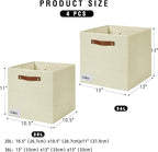 Collapsible Fabric Storage Cube Bins - Image 3