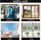 White Rubber Weather Stripping Door Seal Strip, D Shape Door Rubber Weather - Image 9
