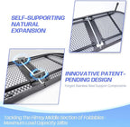 Tabletop Ironing Board with Iron Rest, Metal Mesh Panel Mini Ironing Board with - Image 2