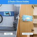 THYGIFTREE Glove Box Holder Wall Mount Dispenser, 2 Pack Metal Rack - Image 5