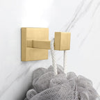 NearMoon Bath Towel Hooks -SUS304 Stainless Steel Square Clothes Robe Hooks - Image 4