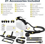 Steam cleaner, equipped with 21 specialized accessories, 1.08-liter water tank - Image 6