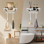 Ironing Board Holder Wall Mount, Laundry Room Organization Storage, T&V Shaped - Image 6