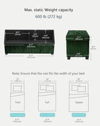 Storage Ottoman Bench, 43 Inch Foldable Ottoman - Image 3