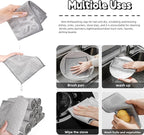 Non Scratch Wire Dishcloth, Wire dishwashing rag, Steel Wool Scrubber，Scrubs & - Image 2