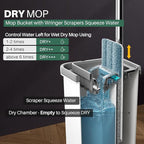 JOYMOOP Mop and Bucket with Wringer Set and Floor Cleaner Pods, Flat Floor Mop - Image 6