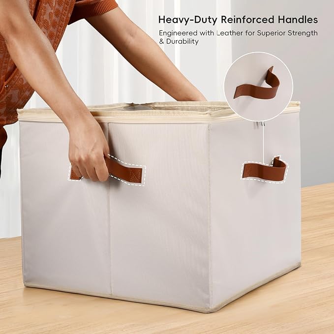 Shoe Organizer for Closet, 3 Pack Shoe Storage Bins - Image 6