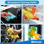 Microfiber Cleaning Cloth, 50PK Reusable Shop Rags Bulk Microfiber Cleaning - Image 6