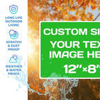 Repaly Personalized signs, Aluminum Weatherproof Metal Sign Multiple Sizes - Image 4