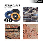 4" x5/8'' Stripping Discs Rust Remover Wheel Remove Paint and Oxidation Poly - Image 3