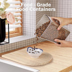 12 Pcs Pop Food Storage Containers Airtight Food Storage Containers Set - Image 8