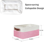 DULLEMELO Small Storage Baskets 6 Pack, Fabric Collapsible Gift Storage Baskets - Image 4