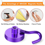MIKEDE Magnetic Hooks Heavy Duty, 28LB+ Strong Magnets - Image 5