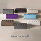 BELLEZE 47" Storage Ottoman, Storage Bench - Image 4