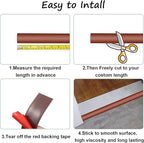 Floor Transition Strip & Self Adhesive Floor Vinyl Floor Edge Trim Laminate - Image 2