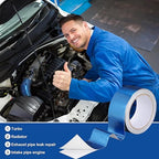 Zonon 2 Rolls Aluminum Foil Tape Heat Shield Tape Barrier Adhesive Reflective - Image 5