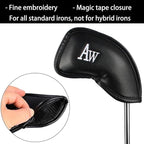 Golf Iron Head Covers Synthetic Leather Waterproof Club Head Covers - Image 3