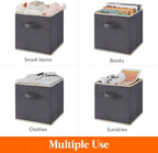 Lifewit Set of 10 Fabric Storage Cubes, Foldable Storage Box, Storage Box - Image 5