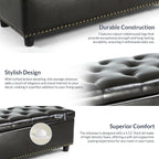 BELLEZE 47" Storage Ottoman, Storage Bench - Image 9
