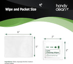 HandyClean Pre-Moistened Lens Cleaning Wipes, Eyeglass Wipes, Screen Wipes - Image 3