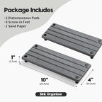 2 Pack Fast Drying Water Absorbing Diatomite Stone Mat Tray - Image 2