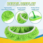Reusable Microfiber Mop Pads Washable Wet Pads Compatible - Image 2